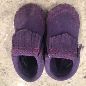 Minnetonka Moccasins Infants Riley Bootie Purple